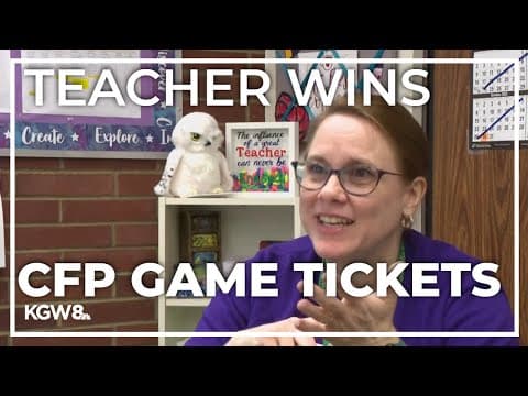 Vancouver teacher to be spotlighted at College Football Playoff National Championship