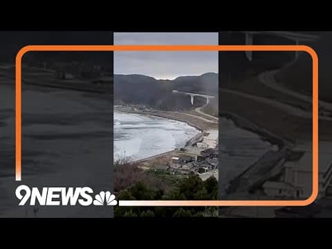 Videos show moments earthquakes struck Japan on New Year's Day