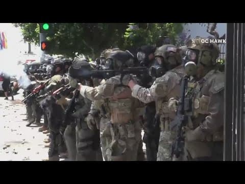 Trump deploying California National Guard over governor's objections to LA to quell protests