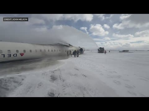 All 80 aboard Delta flight survive after jet flips upon arrival in Toronto