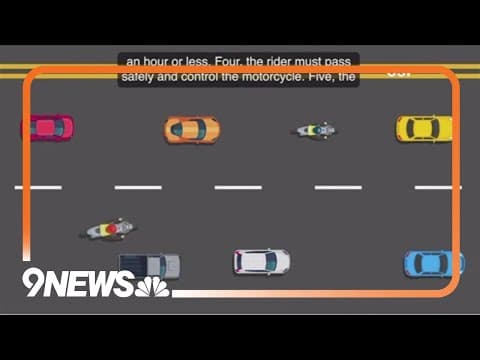 Law enforcement watching motorcyclists after lane filtering law goes into effect