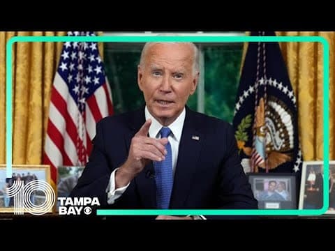 President Biden delivers farewell address to the nation