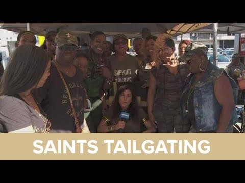 Pregame food, family and fun at Saints tailgate before Monday night game vs. Ravens