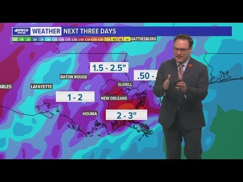 Weather: Wet Good Friday, little cooler for Easter weekend