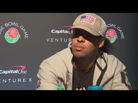 Ohio State linebacker Steele Chambers | Rose Bowl week