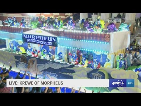 Krewe of Morpheus 'Celebrates N'awlins' float