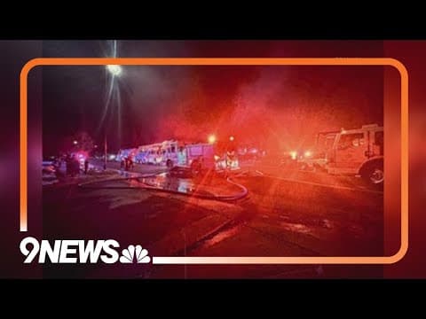 Firefighters responding to Green Valley Ranch house fire