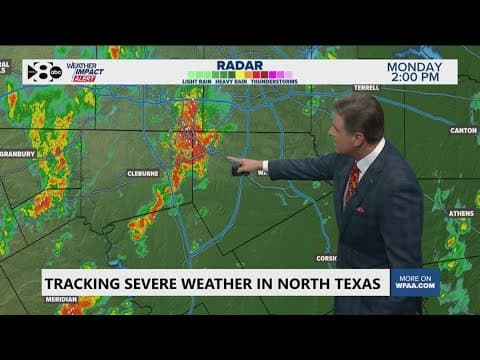 DFW weather: Tornado watch forecast update (2 p.m. Monday)