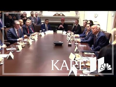 Trump holds another Cabinet meeting with Musk
