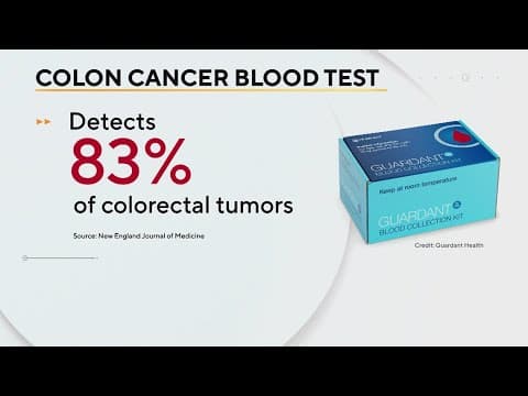 New study finds blood test could detect colorectal cancer early