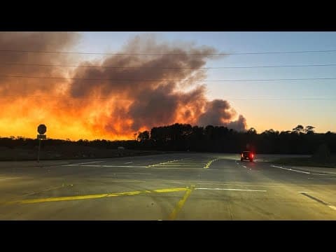 Watch Live: Emergency officials give update on San Jacinto County wildfire