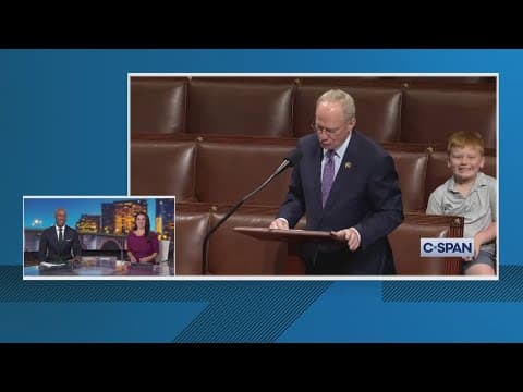 Congressman's son steals the show