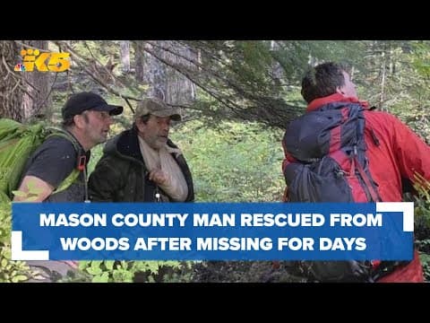 Mason County man rescued from woods near Mildred Lakes Trail after missing for days