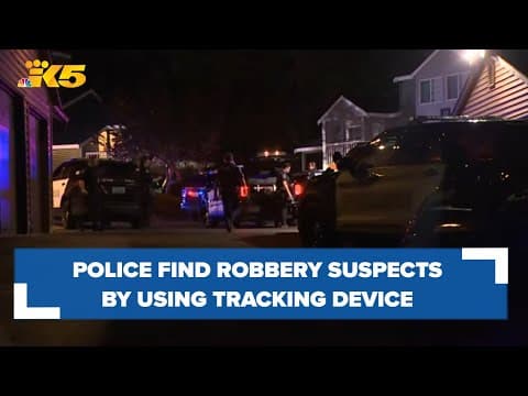 Police find 4 armed robbery suspects using tracking device