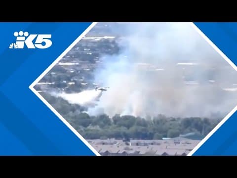 Yakima County wildfire threatens homes, forces evacuations