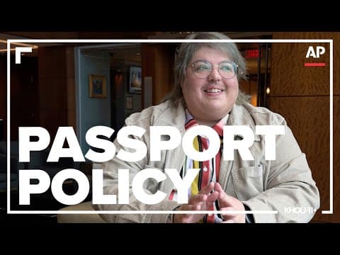 Transgender Americans sue to block Trump's passport policy change that doesn't recognize "X" gender