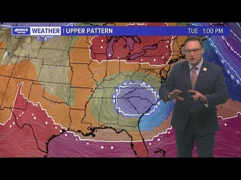 Weather: Slightly less humid air hangs around