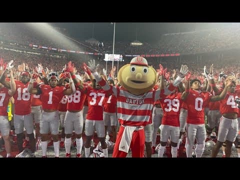 Buckeyes sing 'Carmen Ohio' after win over Notre Dame