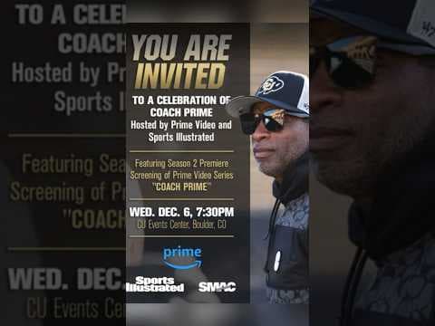 Deion Sanders to receive Sportsperson of the Year at Amazon Prime ‘Coach Prime’ season 2 premiere