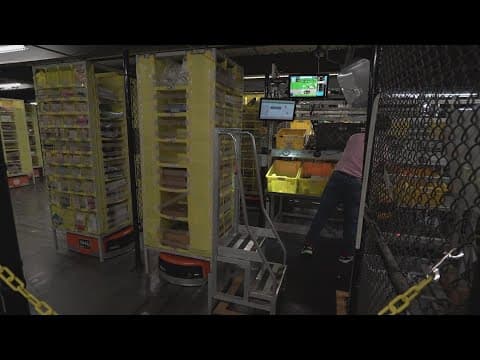 Amazon uses robots, tech to get holiday packages to your door in hours