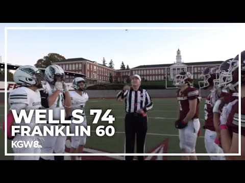 Wells holds off Franklin in high-scoring affair | Friday Night Football