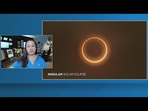 NASA Astrophysicist answers questions about annular eclipse happening on Saturday