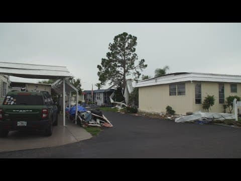 Cleanup underway after tornado damages dozens of homes in Largo