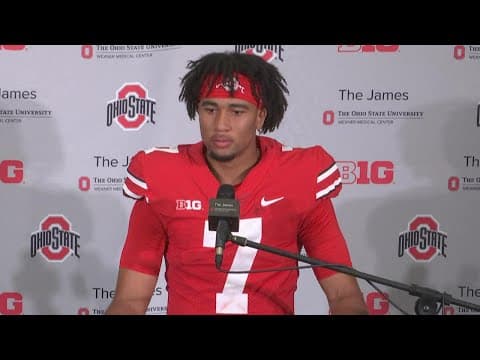 C.J. Stroud postgame interview | Ohio State-Maryland