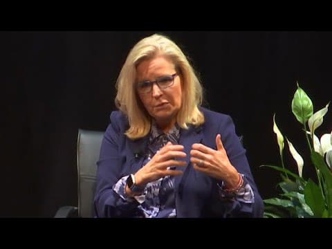 Liz Cheney endorses Kamala Harris for president at Duke University event