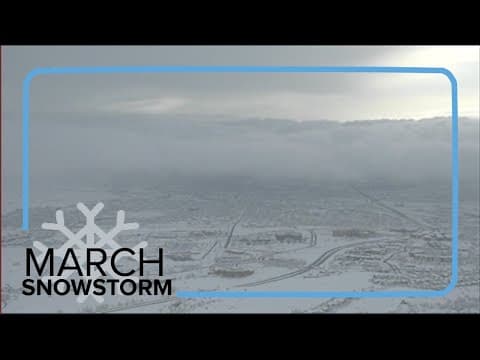 Colorado snowstorm aftermath: Live look at conditions