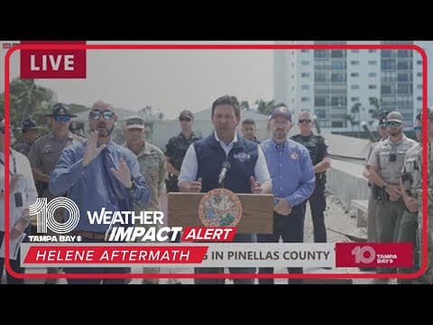 Gov. Ron DeSantis provides updates on Helene aftermath