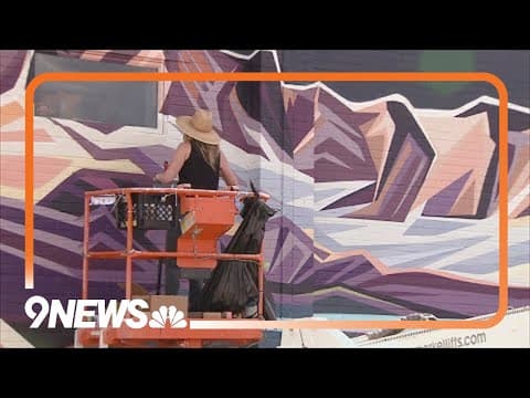 New mural going up in Denver's Bonnie Brae neighborhood