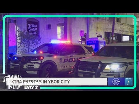 Tampa police ramp up patrols in Ybor City nearly one year since Halloween shooting