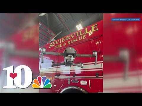 Sevierville Fire Dept. using drones during different kinds of responses