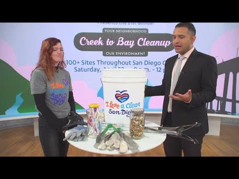 Save the date & join CBS 8 at the 21st Annual Creek to Bay Cleanup