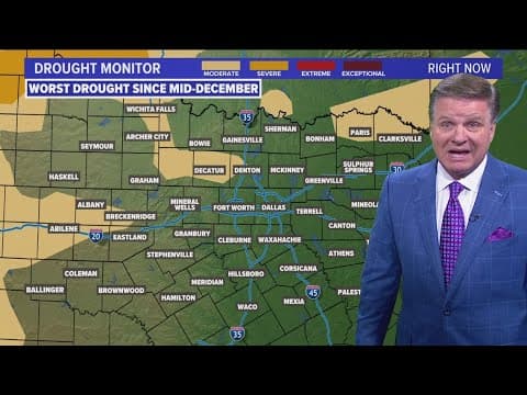 DFW Weather: Monitoring drought in North Texas, temps stay high
