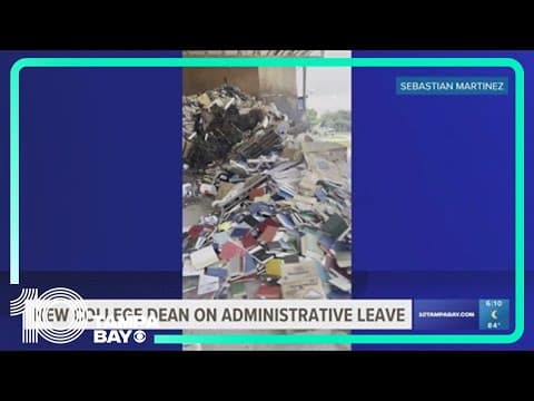 New College of Florida's library dean is on administrative leave following books being thrown away