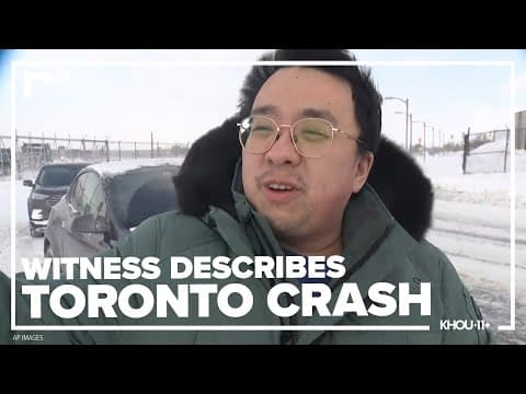 Toronto plane crash: Witness describes Delta flight from Minneapolis that landed upside-down
