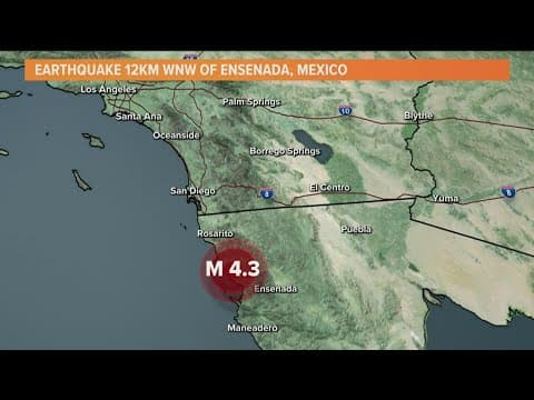 Did you feel it? Earthquake felt across San Diego