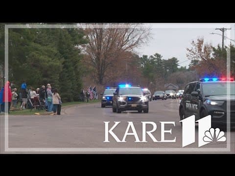 Procession follows funeral for Wisconsin police officers killed in line of duty