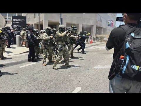 Hundreds of Marines are being deployed to Los Angeles amid an immigration crackdown