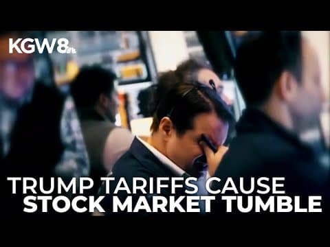 Stocks continue to tumble on second day since Trump tariffs announced