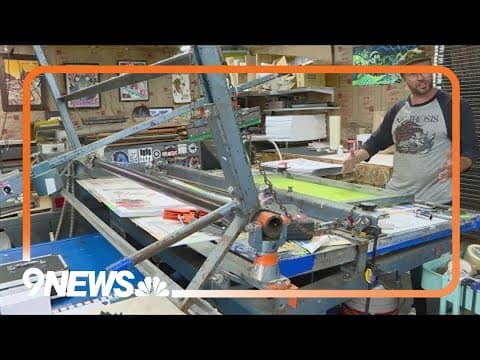 Colorado gig poster artist prepares for 'Flatstock'