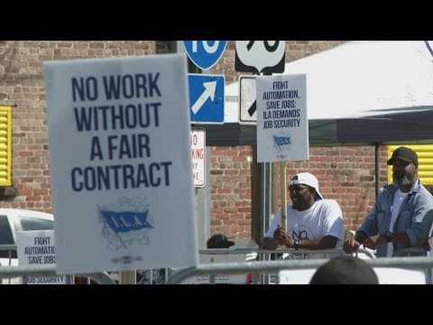 Dockworkers strike continues for a third day, but experts say no need to panic-buy just yet