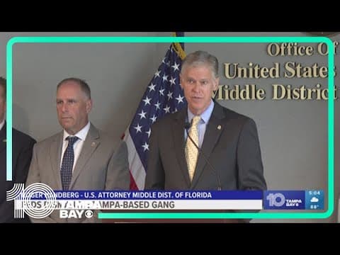 Tampa street gang members face many charges related to murder, fraud, robbery