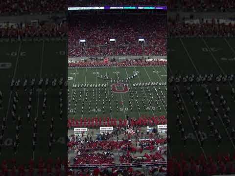 Ohio State Marching Band honors 30th anniversary of Forrest Gump #shorts