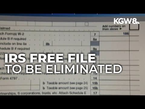 Trump administration to eliminate IRS direct file program, sources say