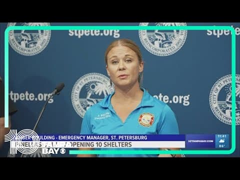 Emergency shelters opening up across Pinellas County amid Idalia's potential impacts