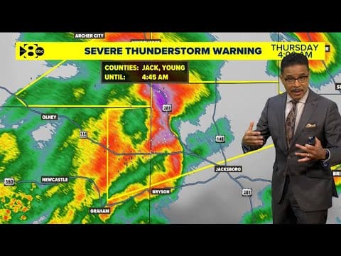 DFW Weather: Possibly severe storms move into North Texas