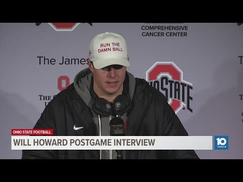 Will Howard postgame interview | Ohio State vs. Indiana